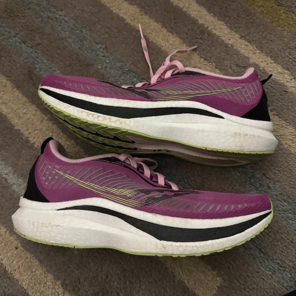 Saucony Womens Size 9 Endorphin Speed 2 Razzle Fairy Running Shoes Purple - Picture 4 of 5